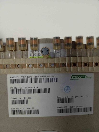 09P/F-152J-51 1.5 mH %5 RF inductor resmi