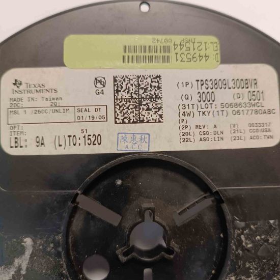 TPS3809L30DBVR TEXAS ENTEGRELER resmi
