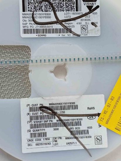 MMA02040C1501FB300 Vishay 18 resmi