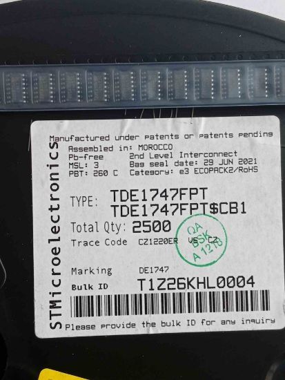 TDE1747FPT ST 21 resmi