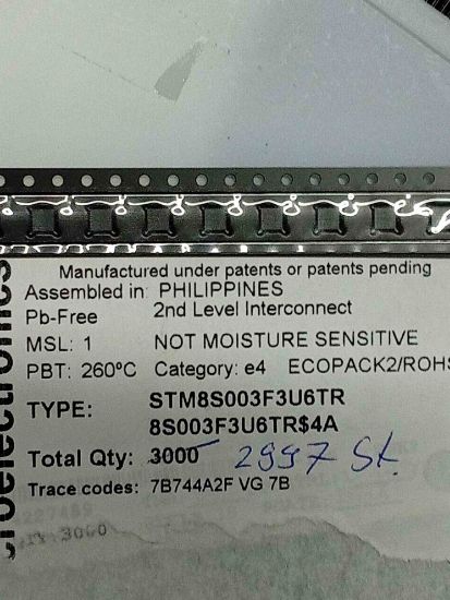 STM8S003F3U6TR resmi