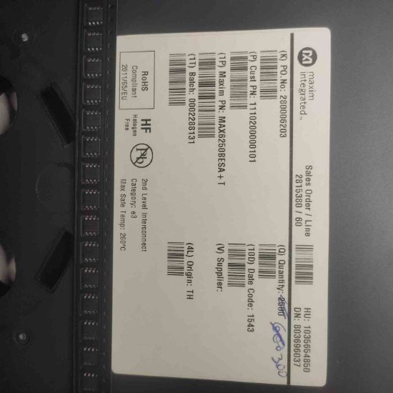 MAX6250BESA resmi