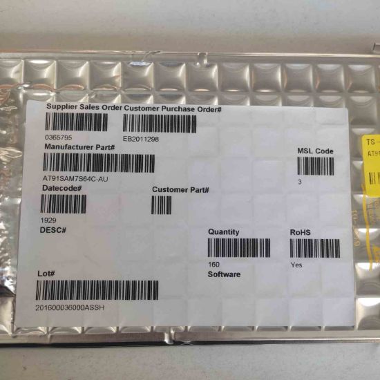AT91SAM7S64CAU resmi