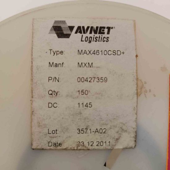 MAX4610CSD SOIC14 NXP  ENTEGRELER resmi