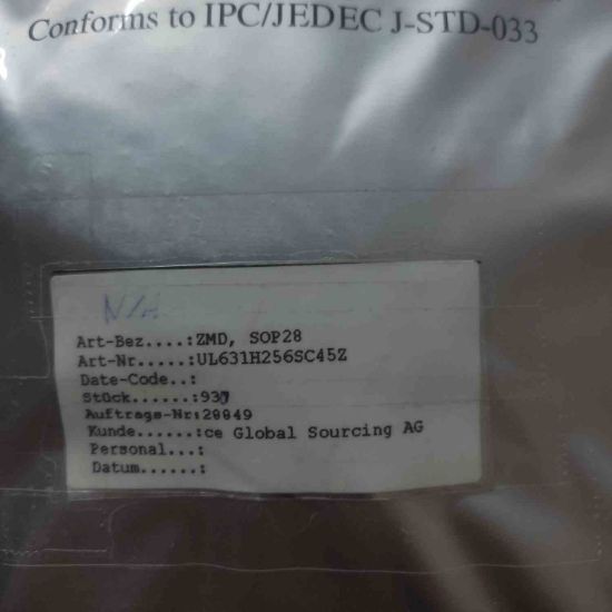 UL631H256SC45Z resmi