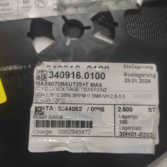 MAX6070BAUT25+T resmi