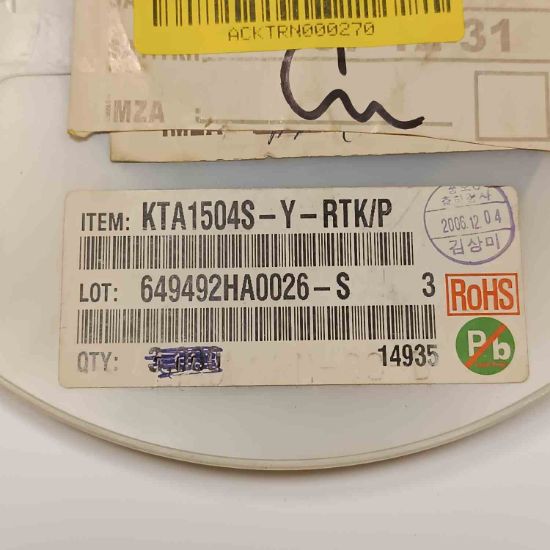 KTA1504 SMD SMD TRANSİSTÖR resmi
