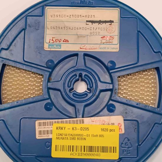LQN21A15NJ04M00-01 15nH 805 MURATA SMD BOBİN resmi