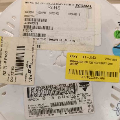 SMM02045010R 10R 204 VISHAY SMD DİRENÇ resmi