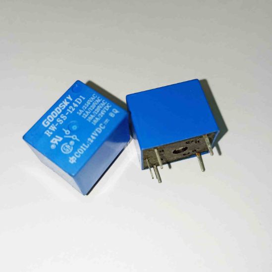 RW-SS-124D1 24V 10A 1C 5PIN  MİLİONSPOT RÖLE resmi