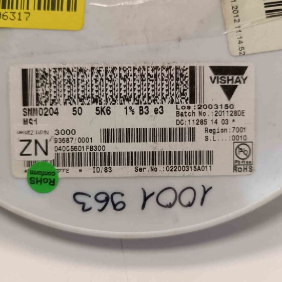 SMM0204505K6 5K6 204 VISHAY SMD DİRENÇ resmi