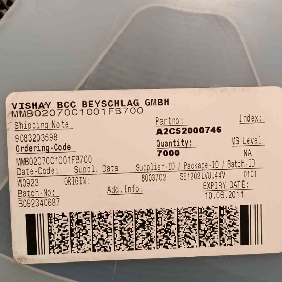 MMB02070C1001FB700 SMD SMD DİRENÇ resmi