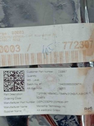 DSPIC33EP512MC806T-I/PT " 19 resmi