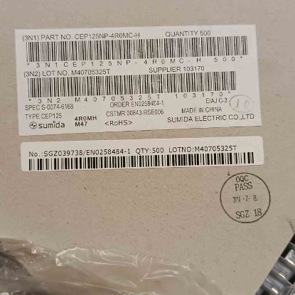 CEP125NP-4R0MC-H 4uH 12,5A 12.9x12.9x5.6 SUMIDA SMD BOBİN resmi
