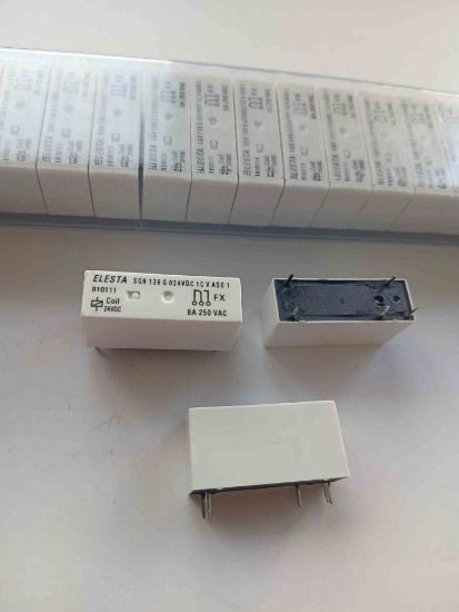 SGR 136G 024VDC VAS01 24V 8A 1NO 4PIN ELESTA GÜÇ RÖLE resmi