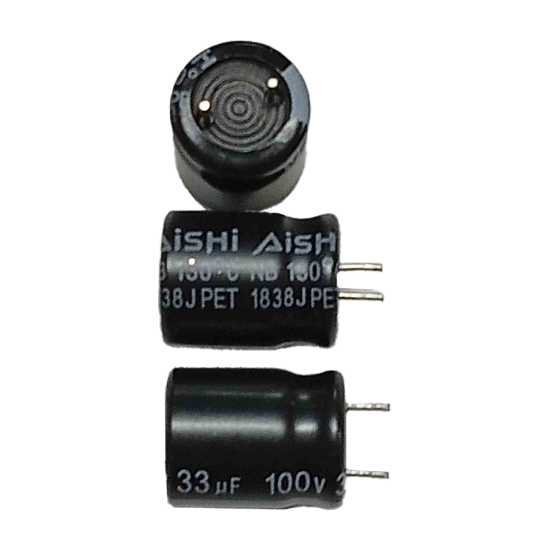 NB-B1033ZMG13CTLFR80C KONDANSATÖR 33MF 100V resmi