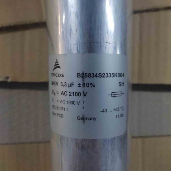 B25834S2335K004 3.3UF 2100Vac  KONDANSATÖR resmi