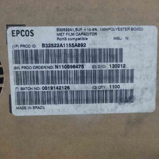 B32522A1155A892 1.5MF 100V POLYESTER KONDANSATÖR resmi