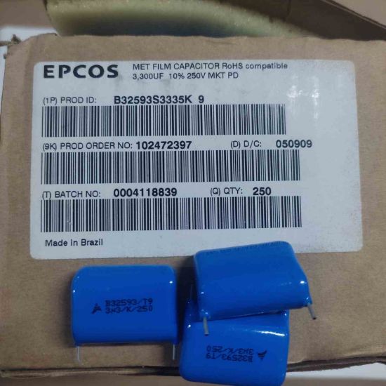 B3259S3335K9 3.3MF 220V 22.5mm DAMLA POLYESTER KONDANSATÖR resmi