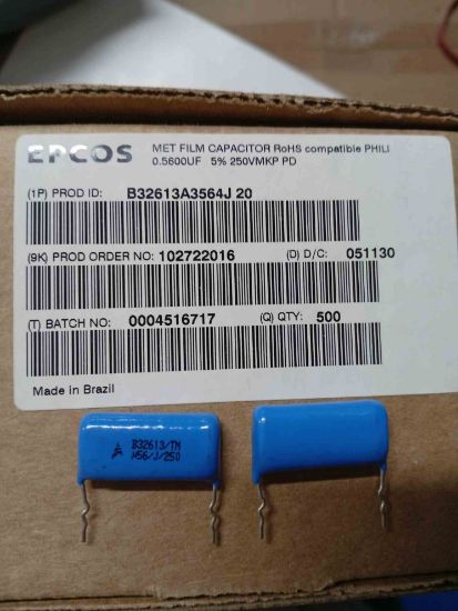 B32613A3564J20 560NF 250V MKT POLYESTER KONDANSATÖR resmi