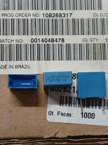 B32621A5224J 220NF 160V POLYESTER KONDANSATÖR resmi