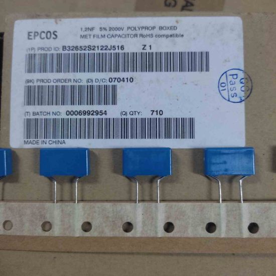 B32652S2122J516Z1 1.2NF 2000V POLYESTER KONDANSATÖR resmi