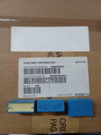 B32653A6364J 360NF 630V POLYESTER KONDANSATÖR resmi