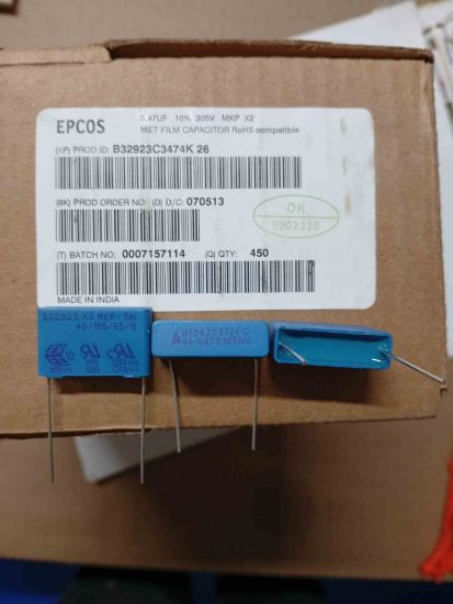 B32923C3474K26 470NF 305VAC KONDANSATÖR resmi