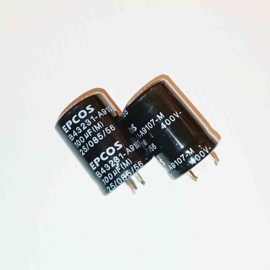 B43231A9107M 100MF 400V 22x30 SNAP ELKO KONDANSATÖR resmi