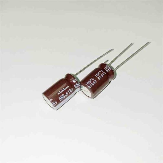 680MF 16V 10x15 NICHICON ELKO KONDANSATÖR resmi