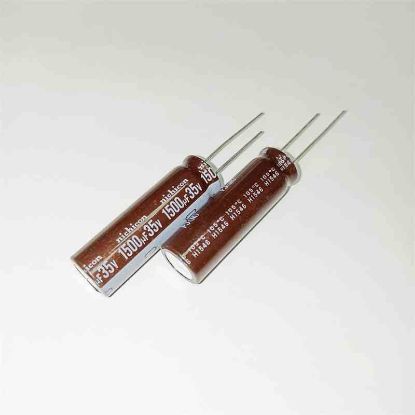 1500MF 35V 12x40 NICHICON ELKO KONDANSATÖR resmi