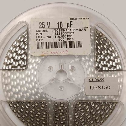TCSCN1E106MDAR 10MF 25V D SAMSUNG TRİMER KONDANSATÖR resmi