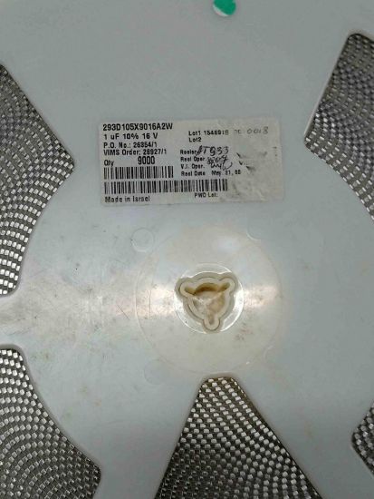 293D105X9016A2W 1MF 16V A VISHAY TANTAL KONDANSATÖR resmi