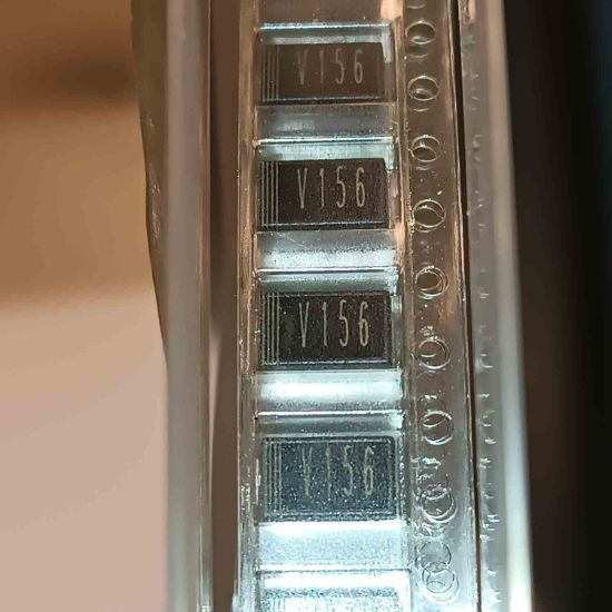 TSMIV156DSSR 15MF 35V D TANTAL KONDANSATÖR resmi