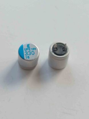 UPE188 330 16 330MF 16V KONDANSATÖR resmi