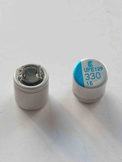 UPE129 330MF 16V 8x8 ELKO KONDANSATÖR resmi