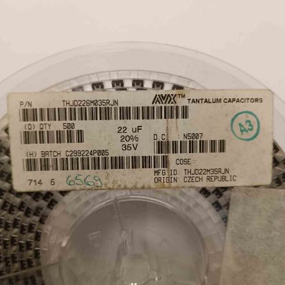 THJD226M035RJN 22MF 35V D KASA AVX TANTAL KONDANSATÖR resmi