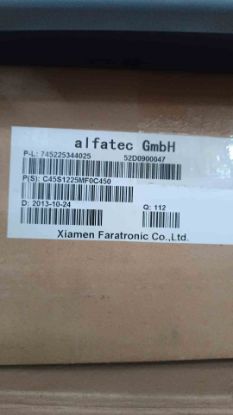 C45S1225MF0C450 2.2MF 440VAC XIAMEN POLYESTER KONDANSATÖR resmi