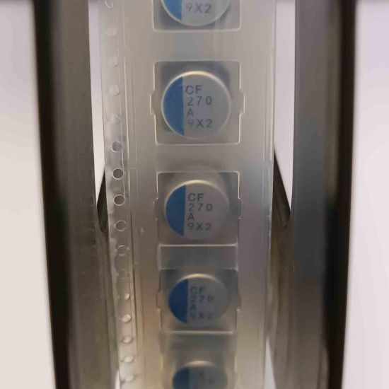 PCF1A271MCL1GS 270MF 10V 10x8 NICHICON SMD KONDANSATÖR resmi