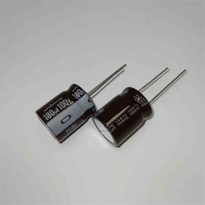 UPF2A181MHD6 180MF 100V 15x20 105 NICHICON ELKO KONDANSATÖR resmi