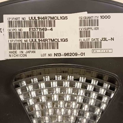 UUL1H4R7MCL1GS 4.7MF 50V 5x5.8 NICHICON SMD KONDANSATÖR resmi