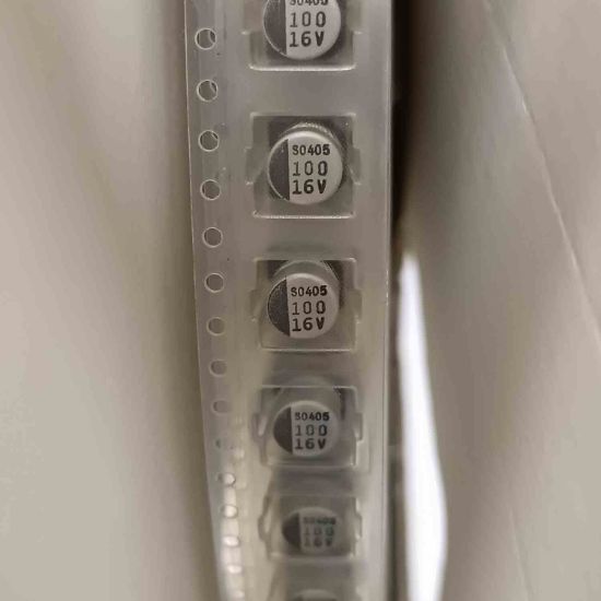 SC1C107M6L005VR180 100MF 16V 6.3x5 SAMWHA SMD KONDANSATÖR resmi