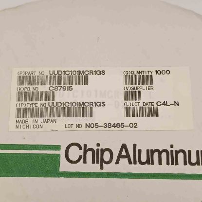 UUD1C101MCR1GS 100MF 16V 6.3X5.8 NICHICON SMD KONDANSATÖR resmi
