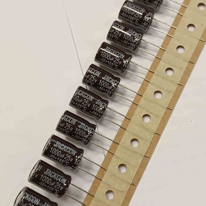 1000MF 25V 10x16 JACKSON ELKO KONDANSATÖR resmi