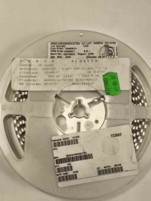 293D105X9050C2TE3 1MF 50V C VISHAY TANTAL KONDANSATÖR resmi