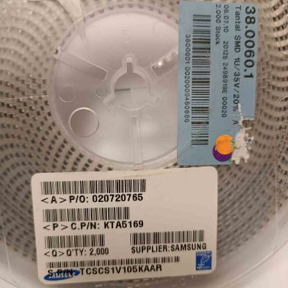 TCSCS1V105KAAR 1MF 35V A SAMSUNG TANTAL KONDANSATÖR resmi