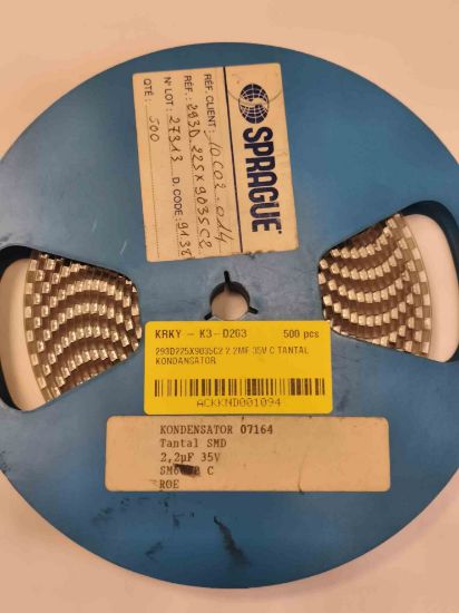 293D225X9035C2 2.2MF 35V C TANTAL KONDANSATÖR resmi