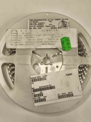 293D105X9050C2TE3 1MF 50V C VISHAY TANTAL KONDANSATÖR resmi