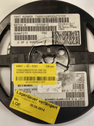 T498D156M025ZTE700 15MF 25V BOURNS TANTAL KONDANSATÖR resmi