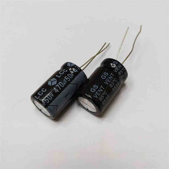 GSR471M1HJ21 470MF 50V 12.5x20 85 GS ELKO KONDANSATÖR resmi